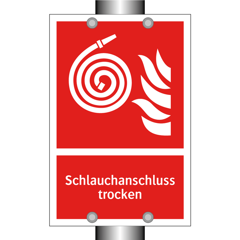 Schlauchanschluss trocken