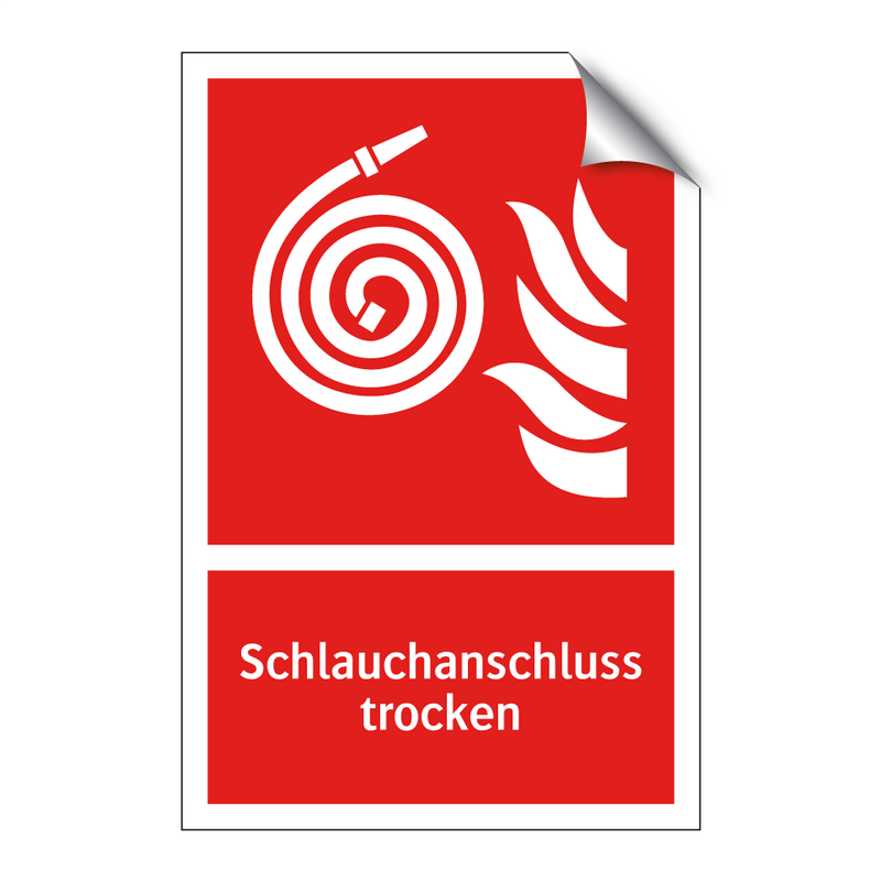 Schlauchanschluss trocken