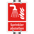 Sprinkler abstellen