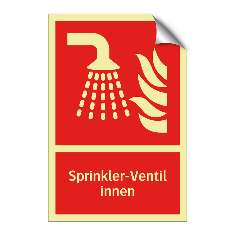 Sprinkler-Ventil innen