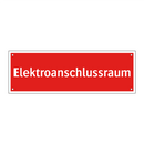 Elektroanschlussraum