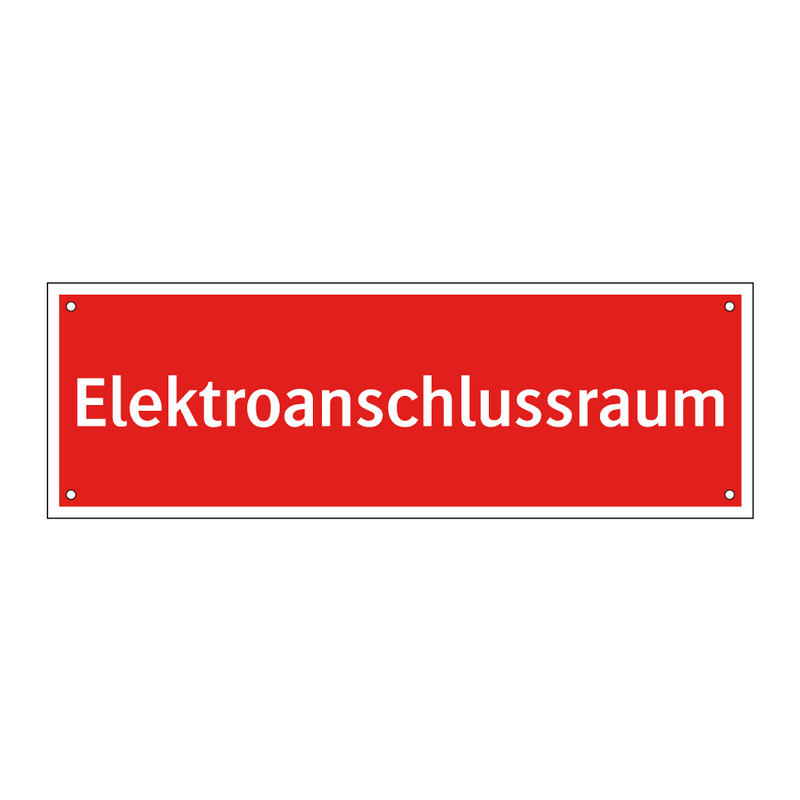 Elektroanschlussraum