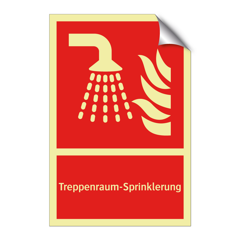 Treppenraum-Sprinklerung