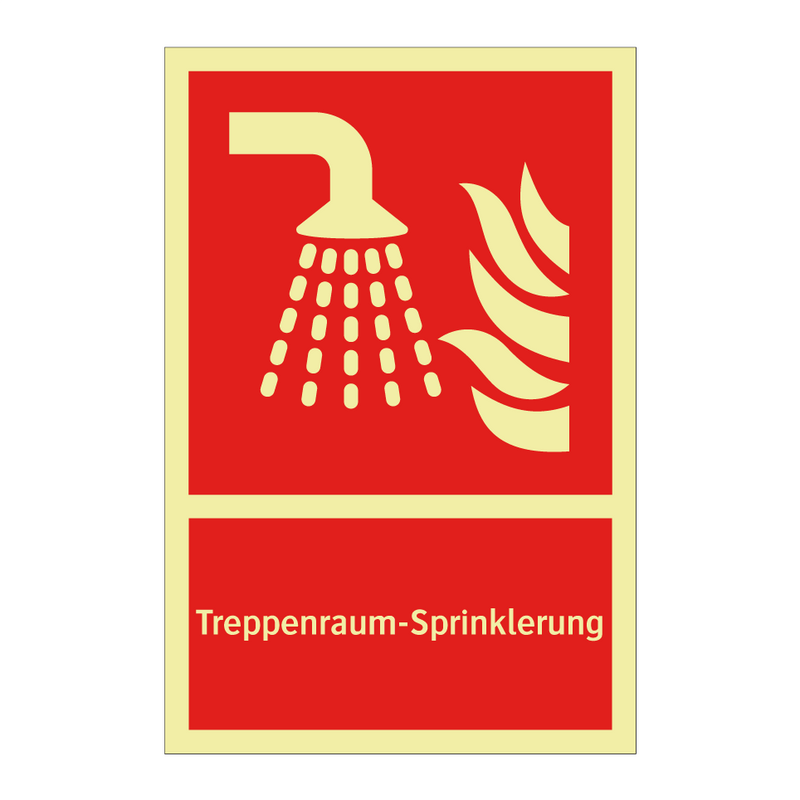 Treppenraum-Sprinklerung
