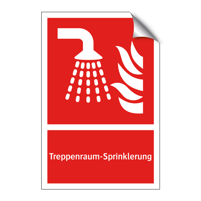 Treppenraum-Sprinklerung