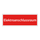 Elektroanschlussraum