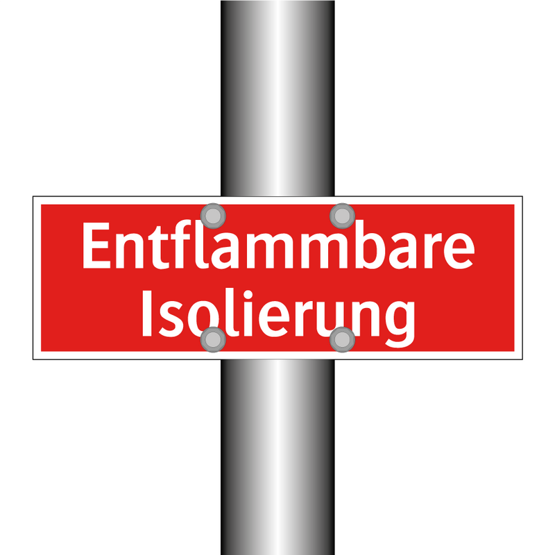 Entflammbare Isolierung