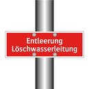 Entleerung Löschwasserleitung