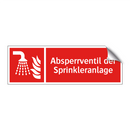Absperrventil der Sprinkleranlage