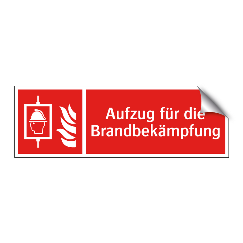 Aufzug für die Brandbekämpfung