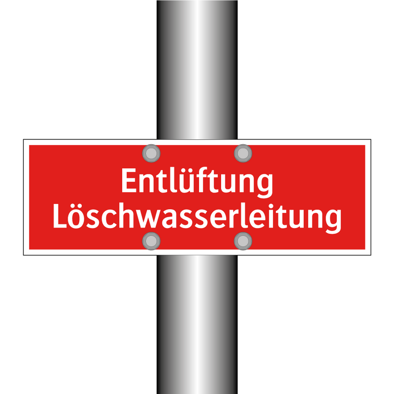 Entlüftung Löschwasserleitung
