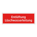 Entlüftung Löschwasserleitung