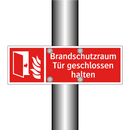 Brandschutzraum Tür geschlossen halten