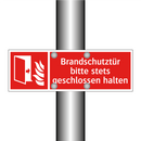 Brandschutztür bitte stets geschlossen halten