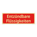 Entzündbare Flüssigkeiten