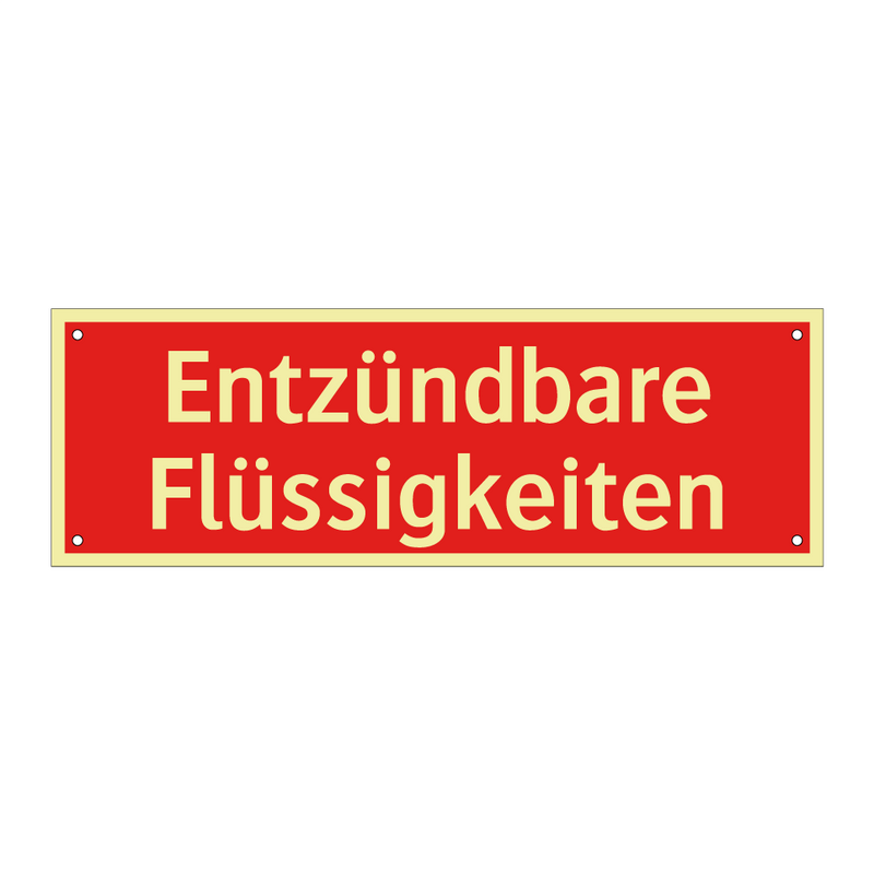 Entzündbare Flüssigkeiten