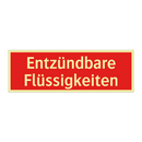 Entzündbare Flüssigkeiten