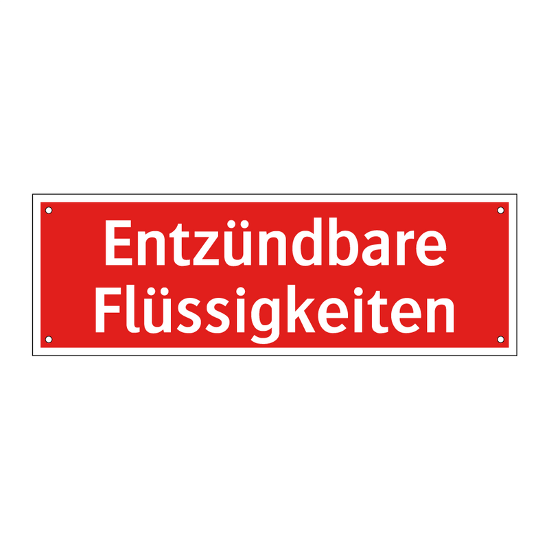 Entzündbare Flüssigkeiten