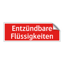 Entzündbare Flüssigkeiten