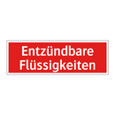 Entzündbare Flüssigkeiten