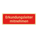 Erkundungsleiter mitnehmen