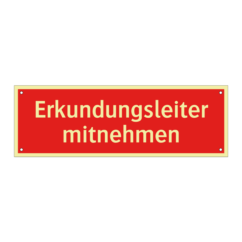 Erkundungsleiter mitnehmen