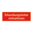 Erkundungsleiter mitnehmen