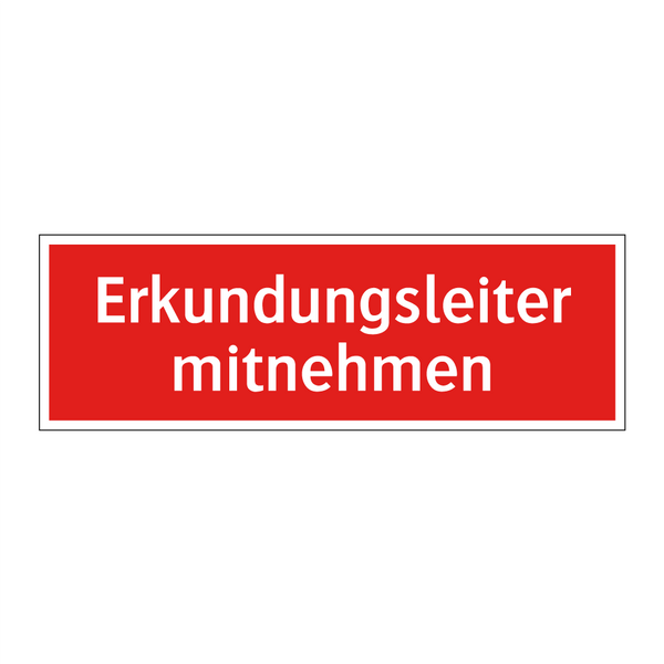 Erkundungsleiter mitnehmen