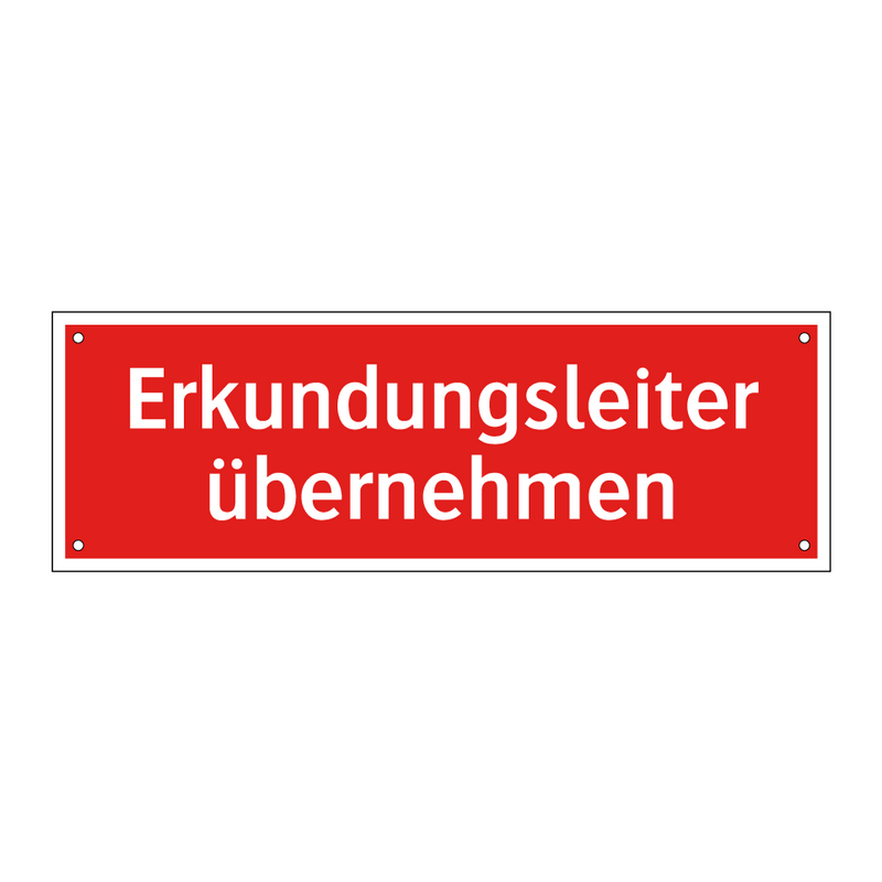 Erkundungsleiter übernehmen