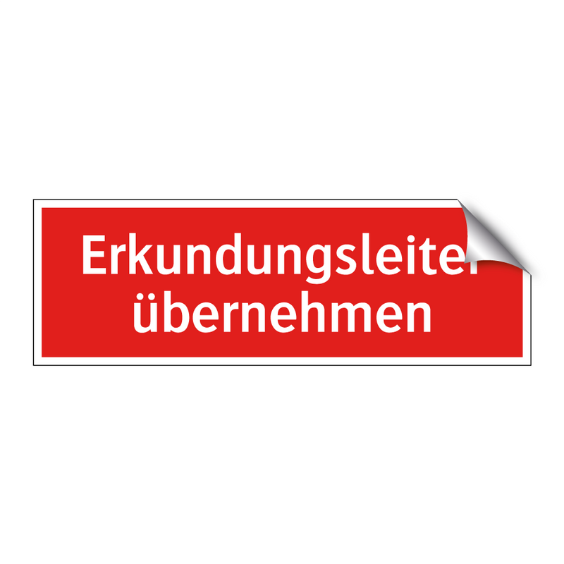 Erkundungsleiter übernehmen