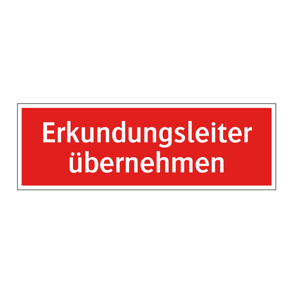 Erkundungsleiter übernehmen