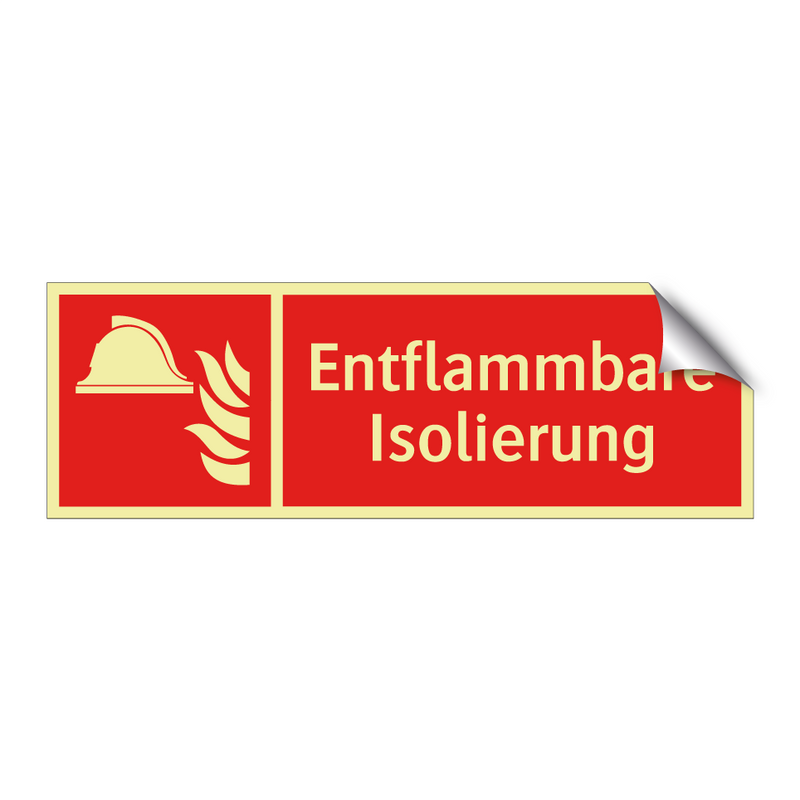 Entflammbare Isolierung