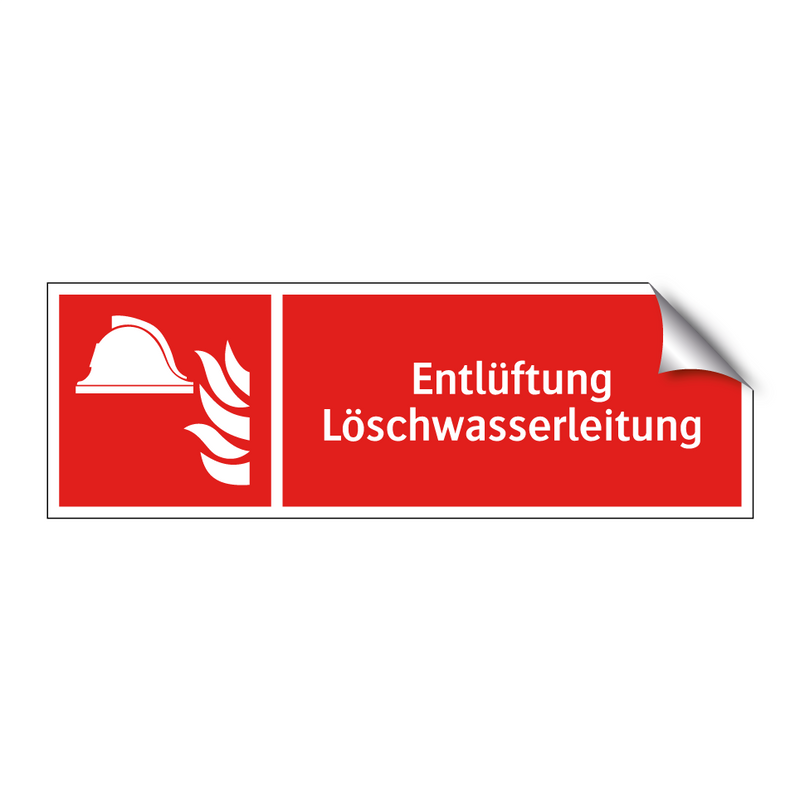 Entlüftung Löschwasserleitung
