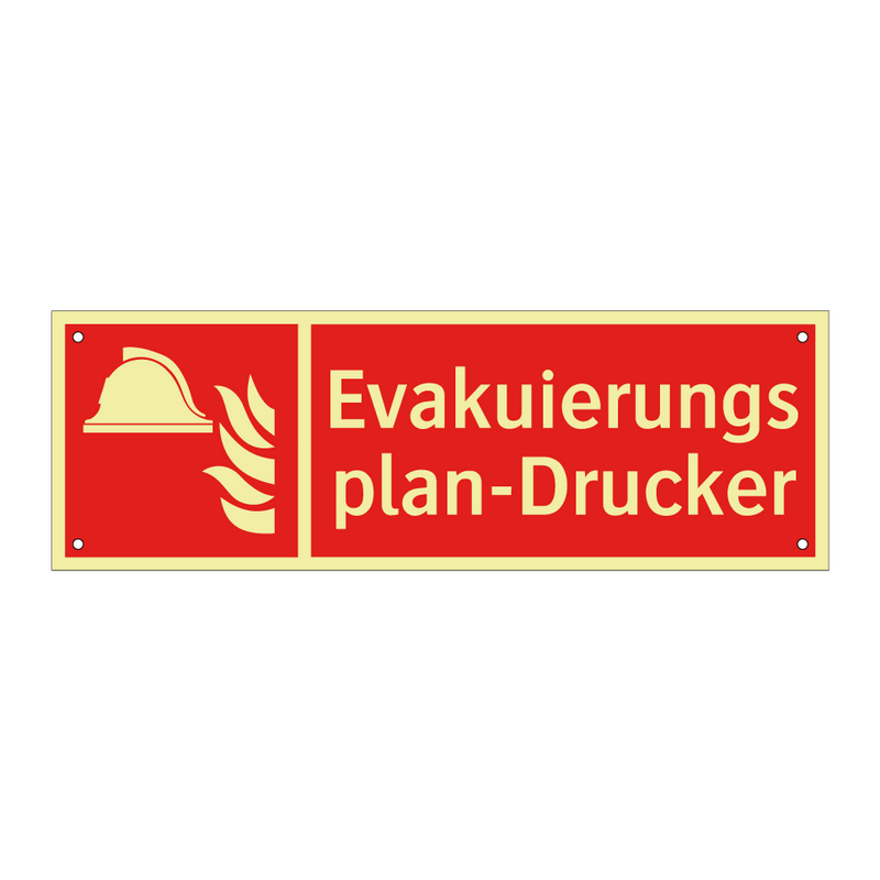 Evakuierungsplan-Drucker