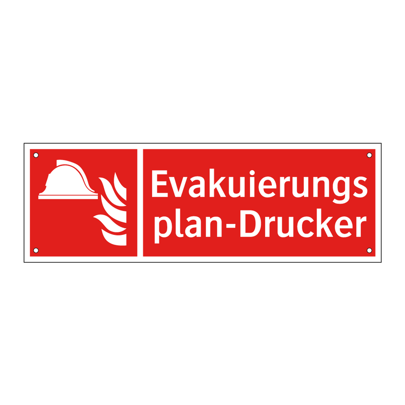 Evakuierungsplan-Drucker