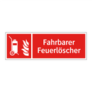 Fahrbarer Feuerlöscher
