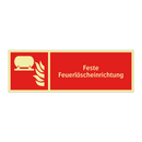 Feste Feuerlöscheinrichtung