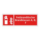 Fettbrandlöscher Brandklassen A, B, F