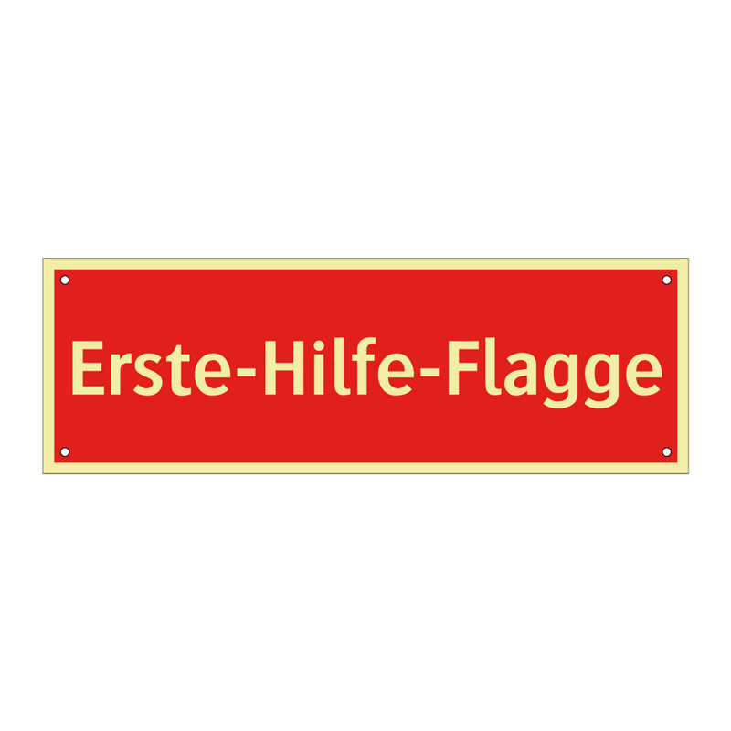 Erste-Hilfe-Flagge