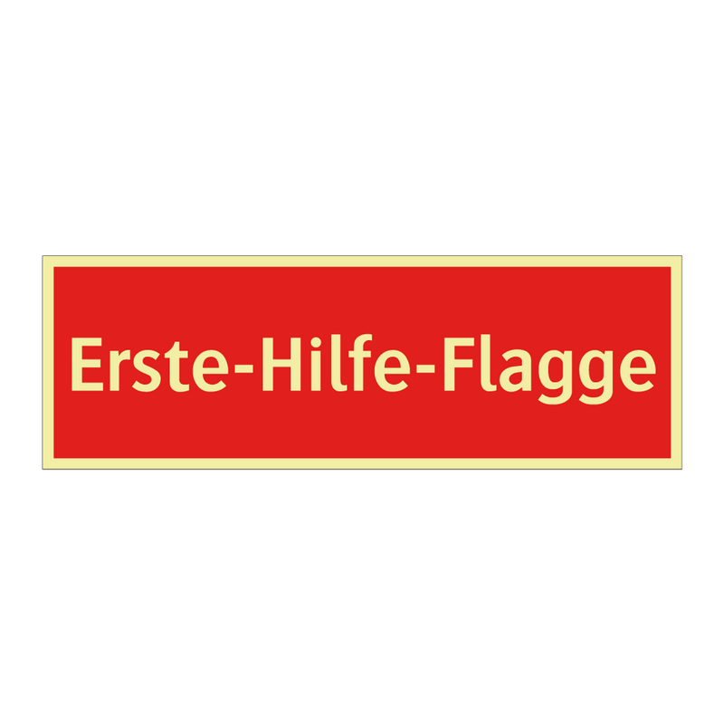 Erste-Hilfe-Flagge