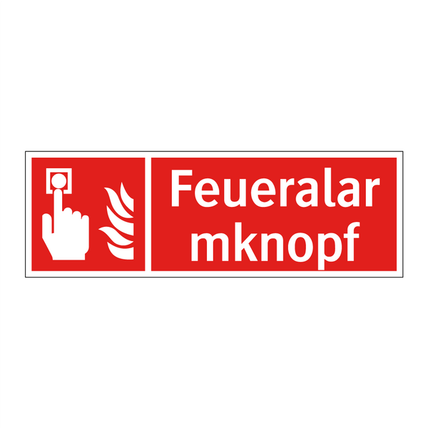 Feueralarmknopf