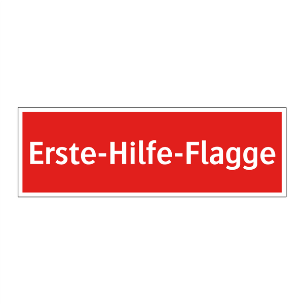 Erste-Hilfe-Flagge