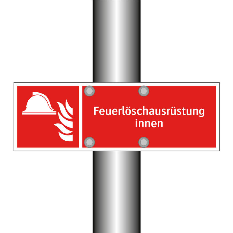 Feuerlöschausrüstung innen