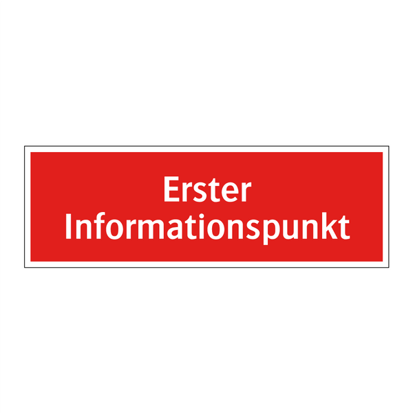 Erster Informationspunkt