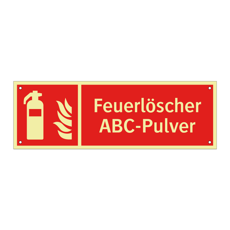 Feuerlöscher ABC-Pulver