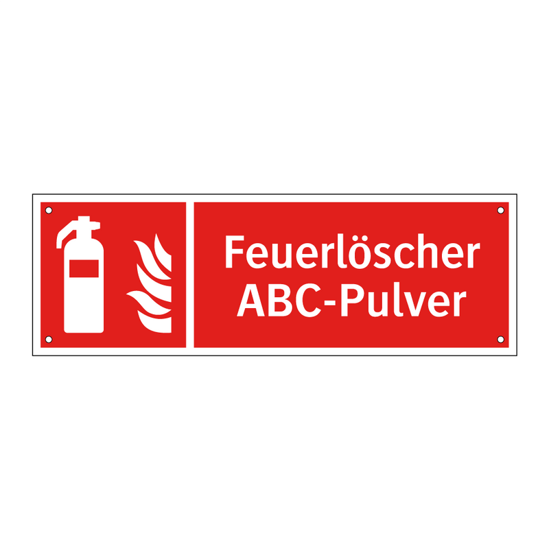 Feuerlöscher ABC-Pulver
