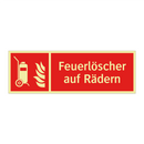 Feuerlöscher auf Rädern