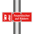 Feuerlöscher auf Rädern