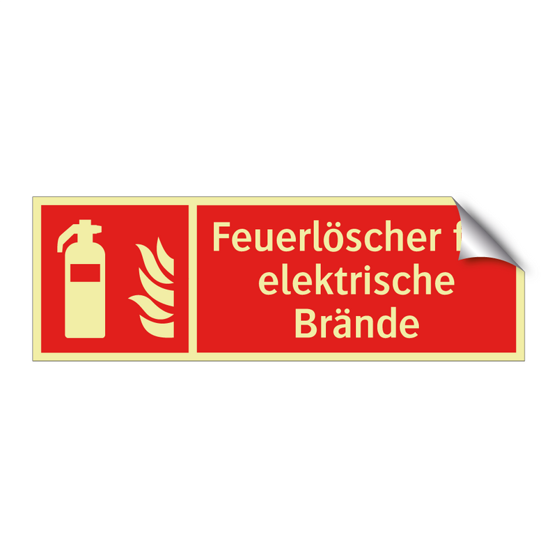 Feuerlöscher für elektrische Brände
