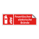 Feuerlöscher für elektrische Brände